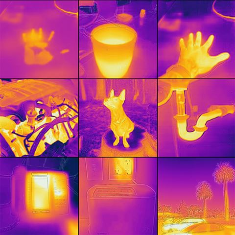 C5 Warmtebeeldcamera touchscreen -20/+400°C WIFI
