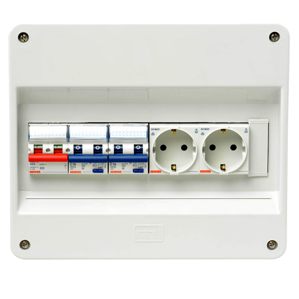 PV-verdeler 1f C16+H16C+2xWCD SIMPV-C1L1H2W