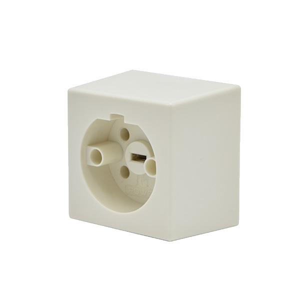 Perilex WCD 16A opbouw vierkant crème PWP16CO afbeelding 1