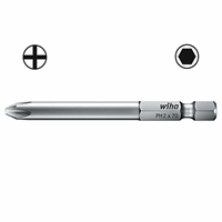 WIHA Lange Standaard bit Phillips E 6,3 7041Z PH2x afbeelding 2