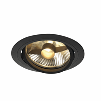New Tria Es111 1 Round Zwart Mat 1Xgu10 Bladveren afbeelding 2