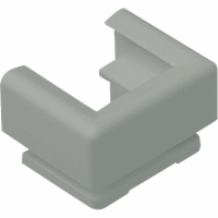 Invoerstuk kabelkanaal 15x15 tbv opb.bak grijs LS afbeelding 2