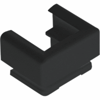 Invoerstuk kabelkanaal 15x15 tbv opb.bak crème CD afbeelding 2