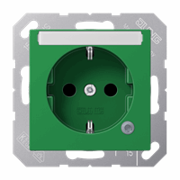 WCD RA 1v slv inb kv LED-gn tekstkd 6x46 groen A afbeelding 2