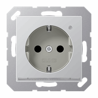 WCD RA 1v slv inb kv LED+sens aluminium A afbeelding 2