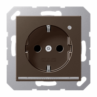 WCD RA 1v slv inb kv LED+sens mokka A afbeelding 2