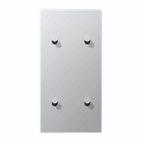 Cpl 2x2v vert slv tuimelschak. kegel aluminium LS afbeelding 2