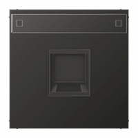 Cpl slv 1xModjack AMP/Rad tekst 12x55 antraciet LS afbeelding 2