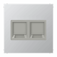 Cpl slv 2xModjack AT&T klik aluminium LS afbeelding 2
