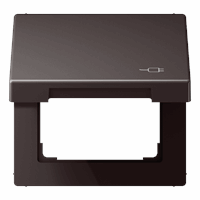 Klapdeksel slv 50X50mm 'stekker' dark LS afbeelding 2
