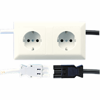 WCD RA 2x1v inb hor afd.raam GW06 crème AS afbeelding 2