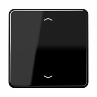 Taster 1v stand dim/jal LB Man 'pijl' zwart CD afbeelding 2