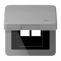 Klapdeksel Slv 2Xiae/Uae 'Lan' Grijs Cd afbeelding 2