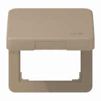 Klapdeksel slv 50X50mm 'stekker' goudbrons CD afbeelding 2