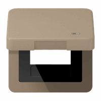 Klapdeksel slv USB laaddoos 'charger' goudbrons CD afbeelding 2