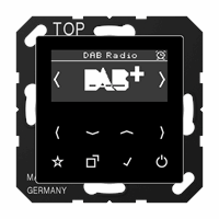 RAdio Dab+ Smart RAdio Zwart A/As afbeelding 2