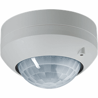 PIR slv plafond 1-pol. 360° 10s-30min. aluminium afbeelding 2