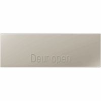 Wip 1v slv tekst hor reliëf 'deur open'ES LS afbeelding 2