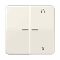 Taster eNet 2v RF wissel/dimmer lens crème CD afbeelding 2