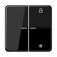 Taster eNet 2v RF wissel/dimmer lens zwart CD afbeelding 2