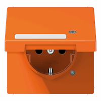 WCD RA 1v inb kv kd tekst LED besch.cont.oranje LS afbeelding 2