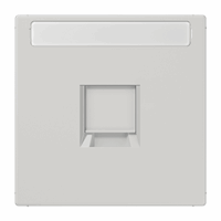 Cpl slv 1xModjack Tyco/AMP cat5e tekst lichtgrs LS afbeelding 2