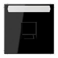 Cpl slv 1xModjack AMP/Rad. tekstkd 9x58 zwart LS afbeelding 2