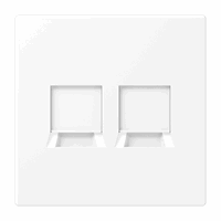 Cpl slv 2xModjack AMP/Rad wit mat LS afbeelding 2