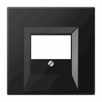 Cpl slv 1xSLA/USB Rut./Datw. cat6a grafiet mat LS afbeelding 2