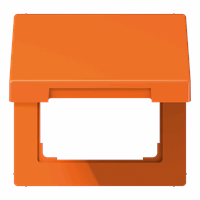 Klapdeksel slv 50X50mm oranje LS afbeelding 2