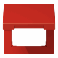 Klapdeksel slv 50X50mm rood LS afbeelding 2