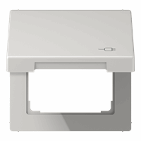 Klapdeksel slv 50X50mm 'stekker' lichtgrijs LS afbeelding 2