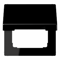 Klapdeksel slv 50X50mm zwart LS afbeelding 2