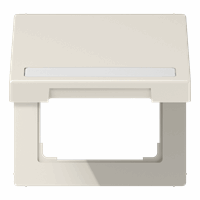 Klapdeksel slv 50X50mm tekstkd 9x58 crème LS afbeelding 2