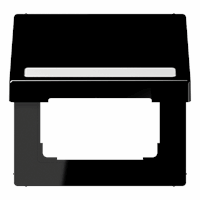 Klapdeksel slv 50X50mm tekstkd 9x58 zwart LS afbeelding 2