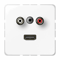 Cpl slv inb 2xTulp + 1xMiniJack + HDMI alpwit CD afbeelding 2