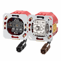Combi inb WCD RA 1v + 1-pol sch. 2x WINSTA brandw. afbeelding 2