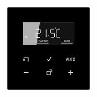 Thermostaat standaard display zwart LS afbeelding 2