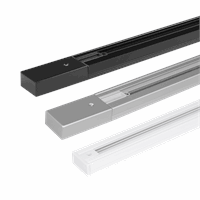 LUMIPARTS 1.02.0015 RAIL 1F VIERKANT 3M ZWART INCL afbeelding 2