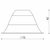 LUMIPARTS 5.14.0150 REFLECTOR 24GR VOOR EXO EN FLO afbeelding 2