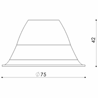 LUMIPARTS 5.14.0152 REFLECTOR 60GR VOOR EXO EN FLO afbeelding 2