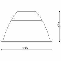 LUMIPARTS 5.14.0194 REFLECTOR 24GR PINTA afbeelding 2