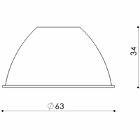 LUMIPARTS 5.14.0231 REFLECTOR 60GR ZW SINTRA afbeelding 2