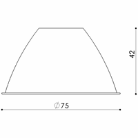 LUMIPARTS 5.14.0235 REFLECTOR 55GR SINTRA 27W afbeelding 2