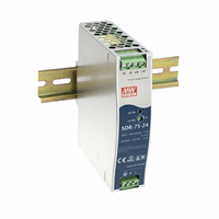 Meanwell Sdr-75-24 Voeding 24Vdc 3.2A 75W Dinr afbeelding 2