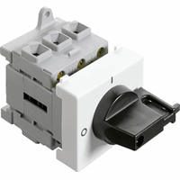 Werkschakelaar DIN (hangslotvergr.) 25A 3p 7,5kW afbeelding 2