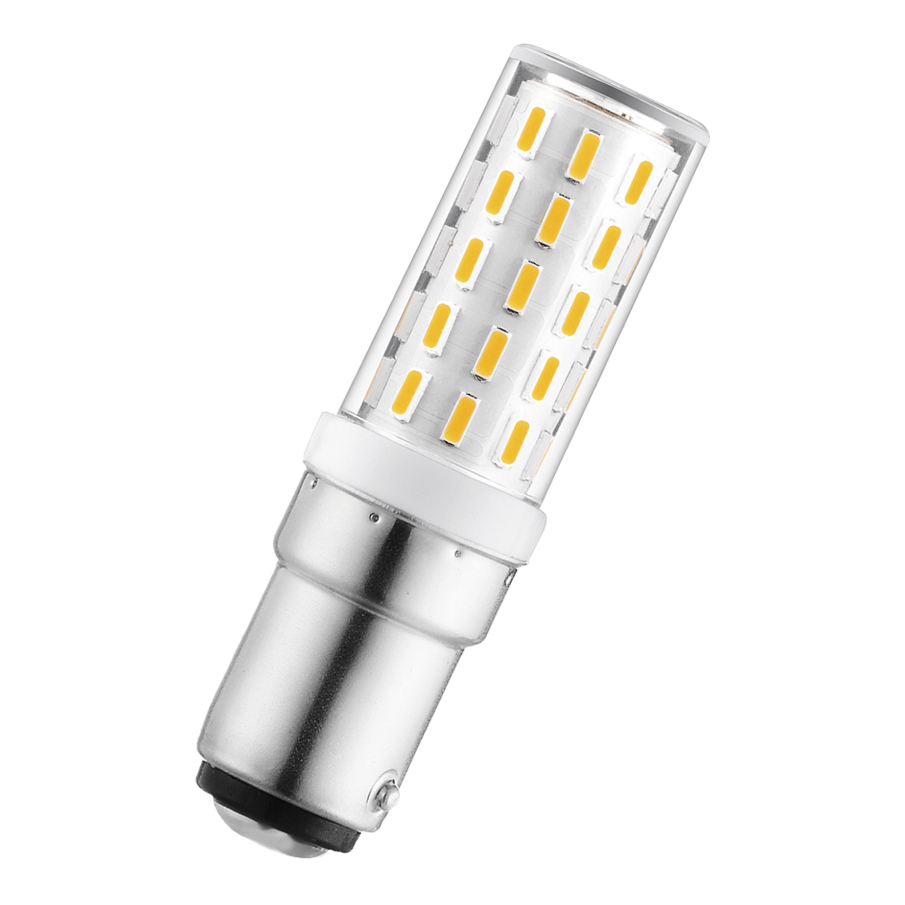 Led Ba15D T17X56 100V-240V 3W Ww afbeelding 2