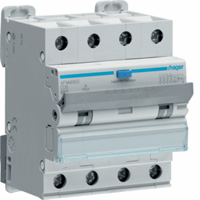 Hager Aardlekautomaat 4-P 6A C-kar. 6kA, 300mA kl.A AFM456G afbeelding 2