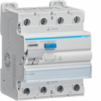 Hager Aardlekschakelaar 4-P 100A 300mA klasse A CFA684G afbeelding 2