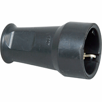 Kopp 1807.1600.3 Contrastekker Rubber Zwart afbeelding 2